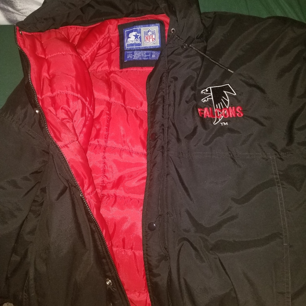 Vintage Atlanta Falcons starter coat